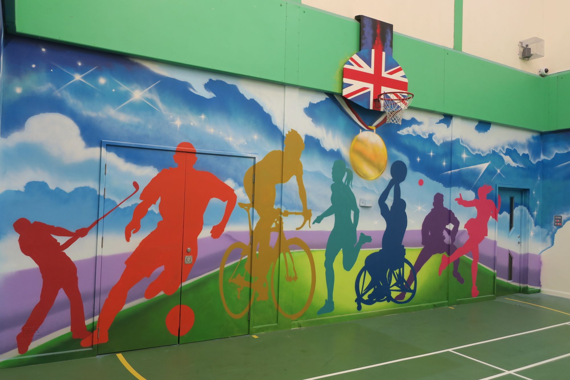 GB Sports Centre Mural, Exeter