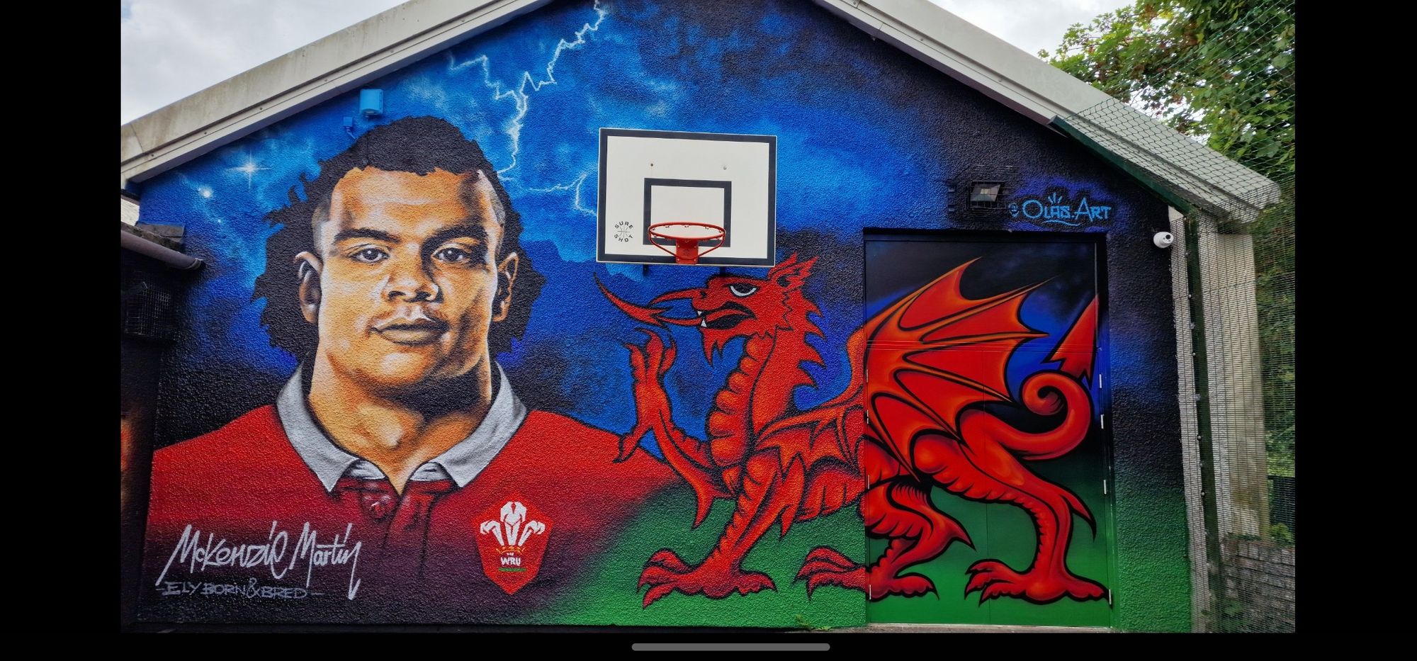 Welsh International Rugby Mural