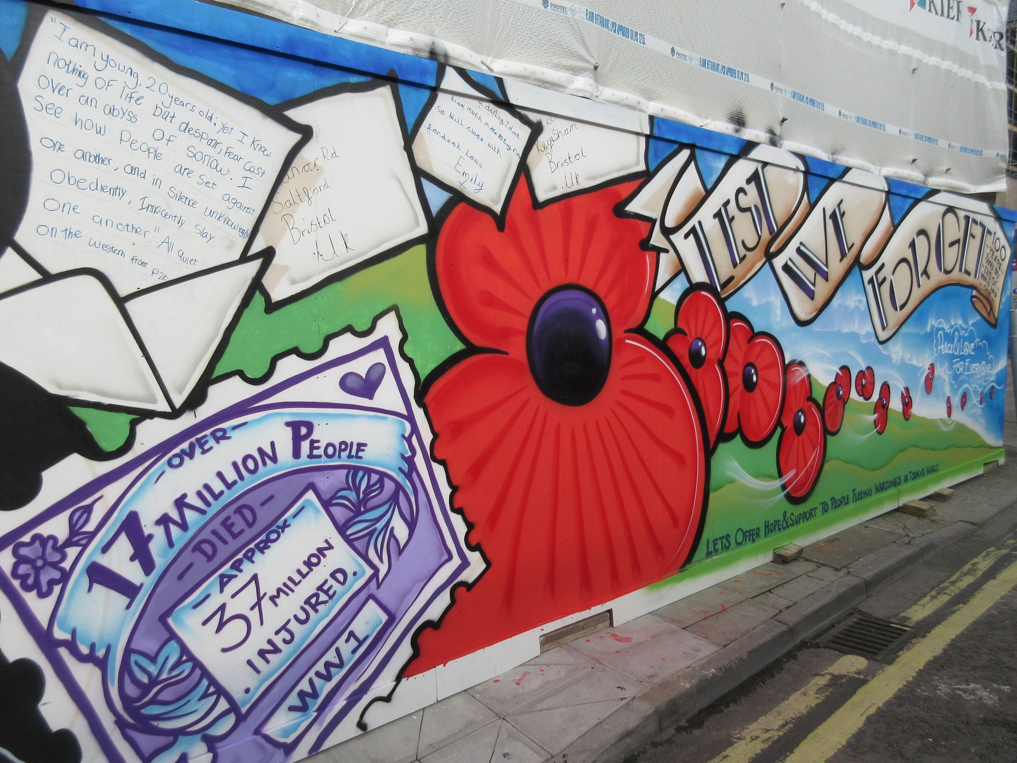 WW1 Remembrance Mural