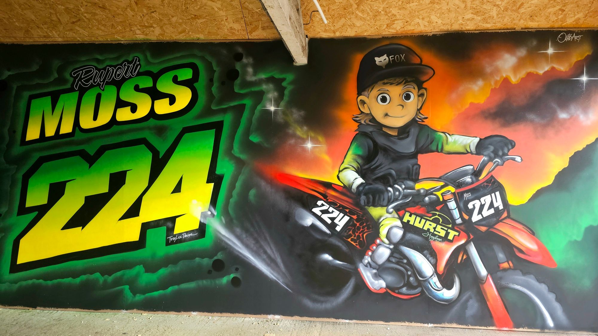 Motorbike Mural