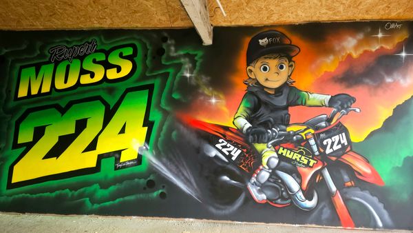 Motorbike Mural